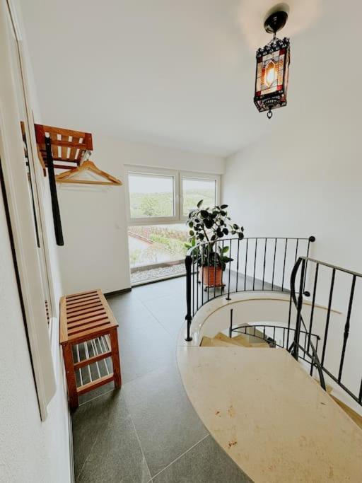 Apartment 100 Qm Im Weindorf - Balkon/Garage Aspisheim Exteriér fotografie